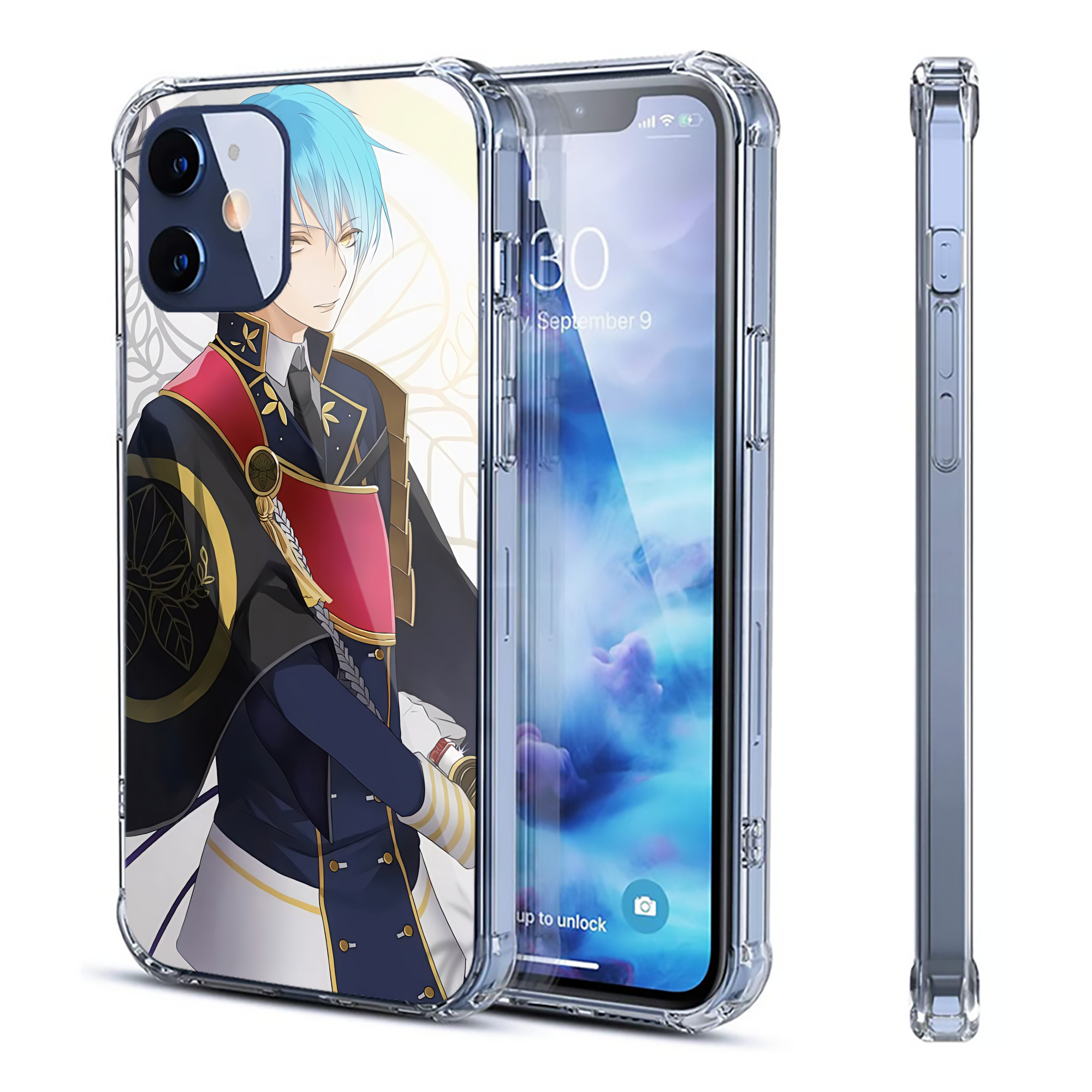 （画像用） 刀剣乱舞 Touken Ranbu 【iPhone 12シリーズ対応】透明スマホケース（クリアソフトケース）